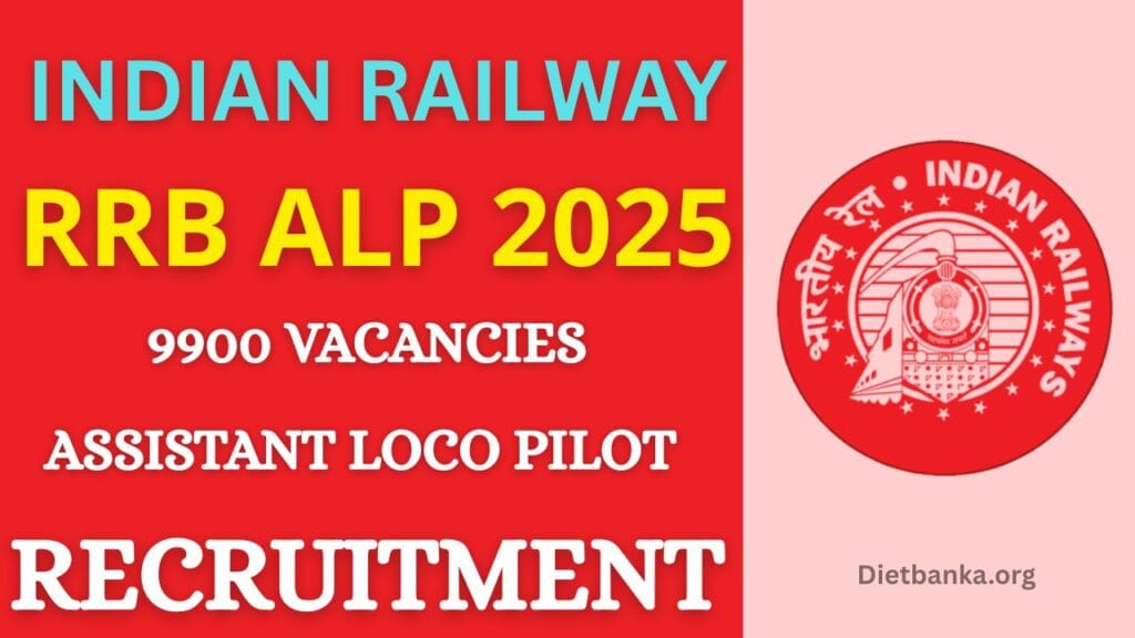 RRB ALP Recruitment 2025 Announced for 9900 Vacancies